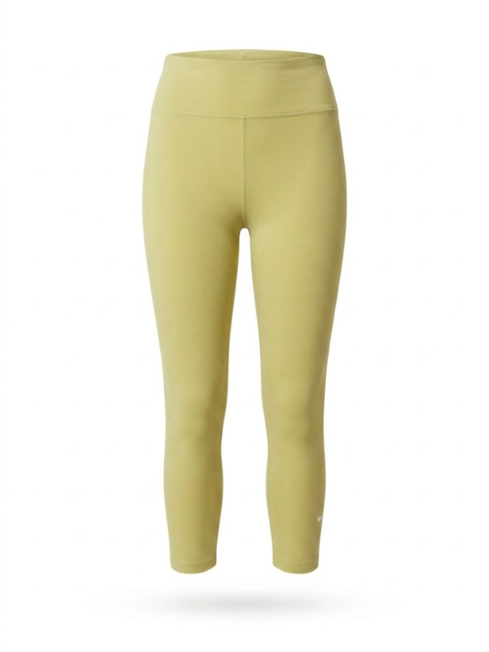 Nike Yellow Buttery Athletic Activewear Leggings in Yellow Women's Size Large L